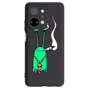Picasee silikónový čierny obal pre Honor X7a - Earth - Sám doma