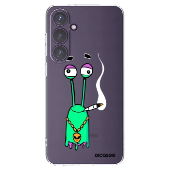 Picasee silikónový prehľadný obal pre Samsung Galaxy S24+ S926B 5G - Earth - Sám doma