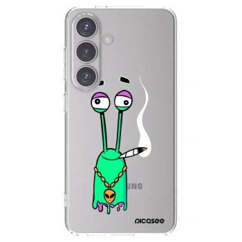 Picasee silikónový prehľadný obal pre Samsung Galaxy S24 S921B 5G - Earth - Sám doma