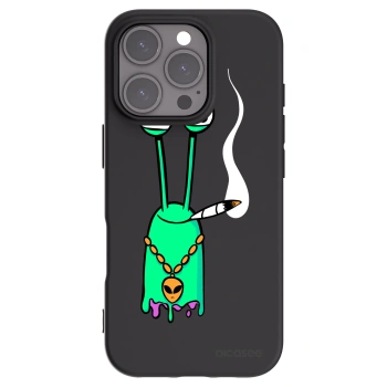 Picasee silikónový čierny obal pre Apple iPhone 16 Pro - Earth - Sám doma