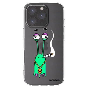 Picasee silikónový prehľadný obal pre Apple iPhone 16 Pro - Earth - Sám doma