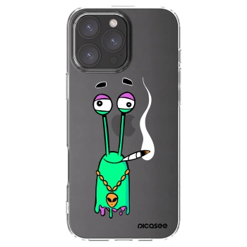 Picasee silikónový prehľadný obal pre Apple iPhone 16 Pro Max - Earth - Sám doma
