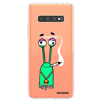 Picasee silikónový prehľadný obal pre Samsung Galaxy S10 Plus G975 - Earth - Sám doma