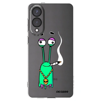 Picasee silikónový prehľadný obal pre Samsung Galaxy S25 Edge 5G - Earth - Sám doma