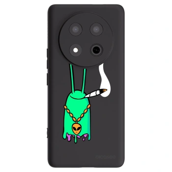 Picasee silikónový čierny obal pre Honor Magic7 Lite 5G - Earth - Sám doma