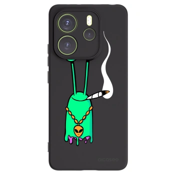 Picasee silikónový čierny obal pre Xiaomi Redmi Note 14 4G - Earth - Sám doma