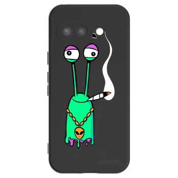 Picasee silikónový čierny obal pre Google Pixel 9a - Earth - Sám doma