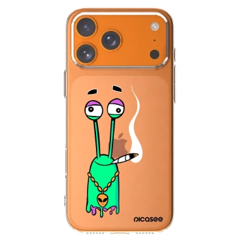 Picasee silikónový prehľadný obal pre Apple iPhone 17 Pro Max - Earth - Sám doma