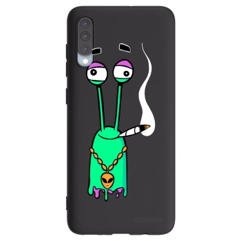 Picasee silikónový čierny obal pre Samsung Galaxy A70 A705F - Earth - Sám doma