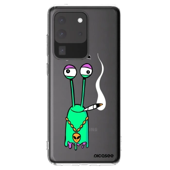 Picasee silikónový prehľadný obal pre Samsung Galaxy S20 Ultra 5G G988F - Earth - Sám doma