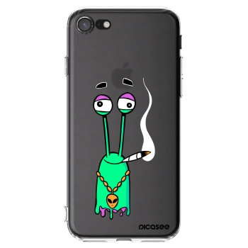 Picasee silikónový prehľadný obal pre Apple iPhone SE 2020 - Earth - Sám doma