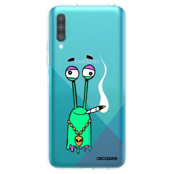 Picasee silikónový prehľadný obal pre Samsung Galaxy A30s A307F - Earth - Sám doma