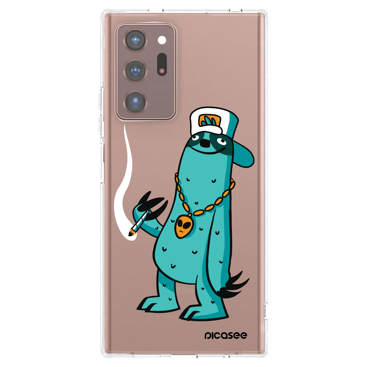 Picasee silikónový prehľadný obal pre Samsung Galaxy Note 20 Ultra - Earth - Je mi fajn