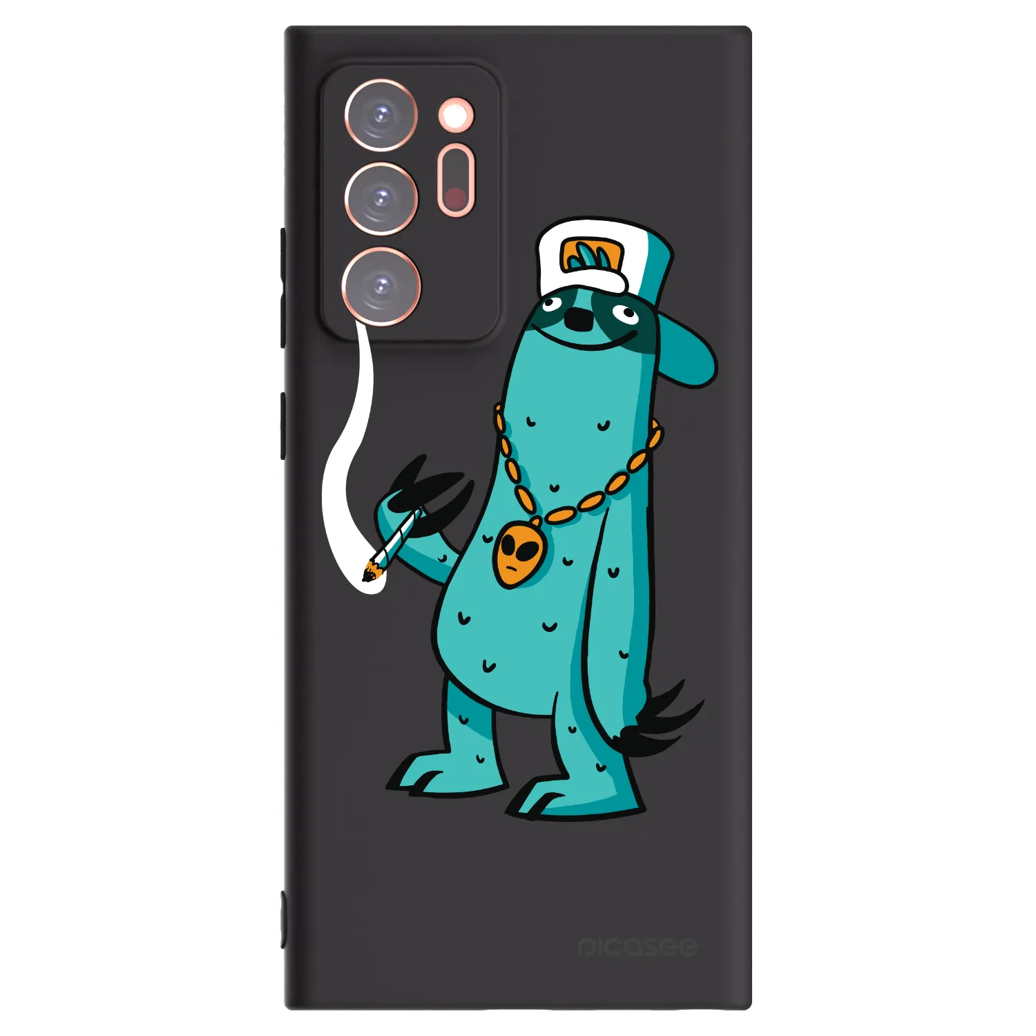 Picasee silikónový čierny obal pre Samsung Galaxy Note 20 Ultra - Earth - Je mi fajn