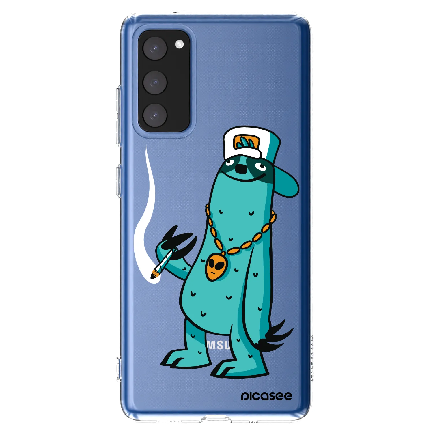 Picasee silikónový prehľadný obal pre Samsung Galaxy S20 FE - Earth - Je mi fajn