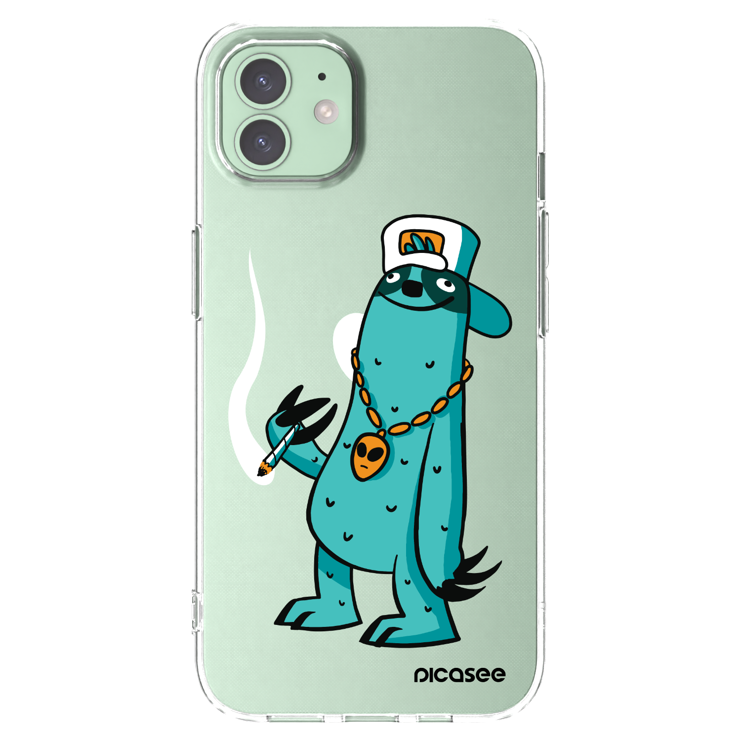 Picasee silikónový prehľadný obal pre Apple iPhone 12 Pro - Earth - Je mi fajn