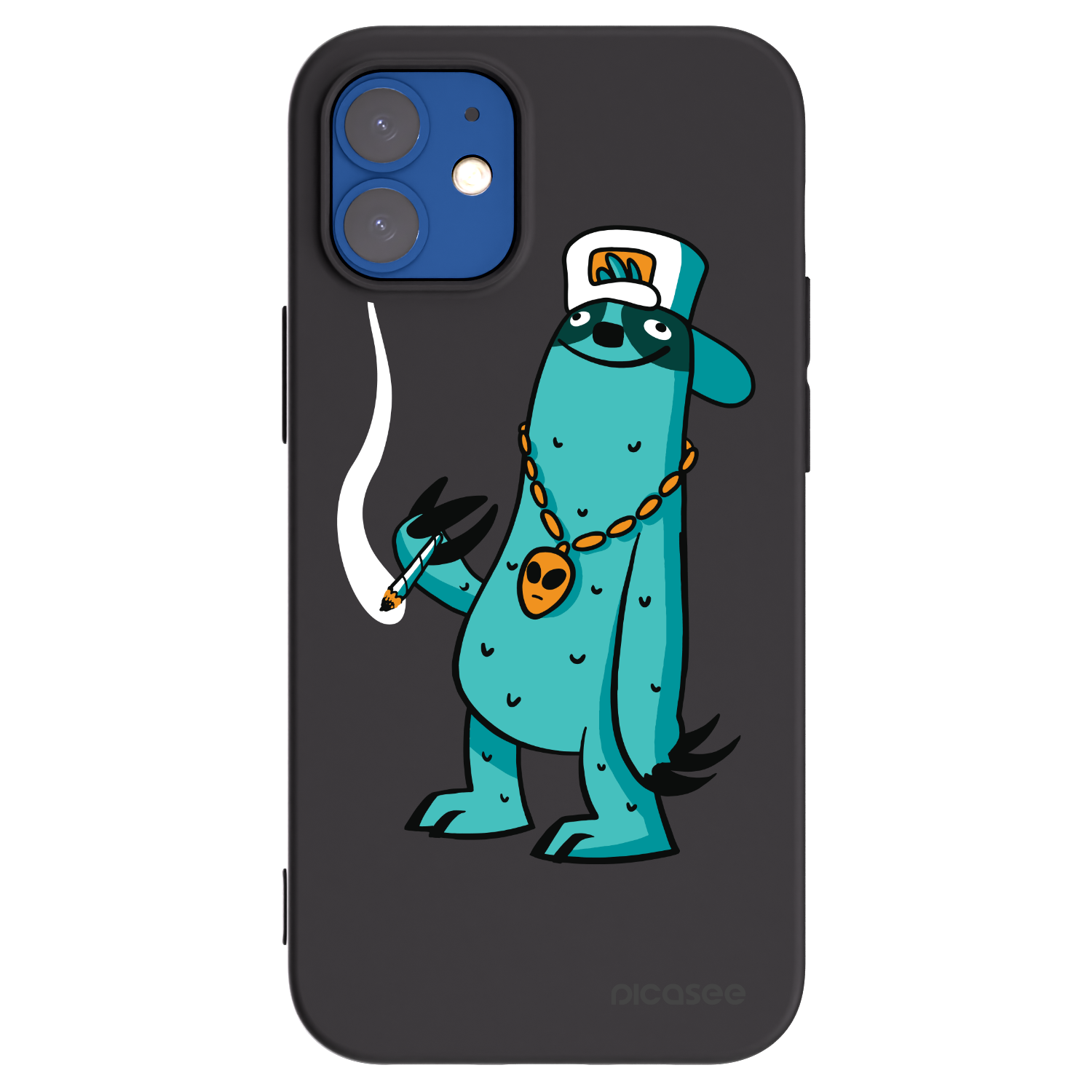 Picasee silikónový čierny obal pre Apple iPhone 12 mini - Earth - Je mi fajn