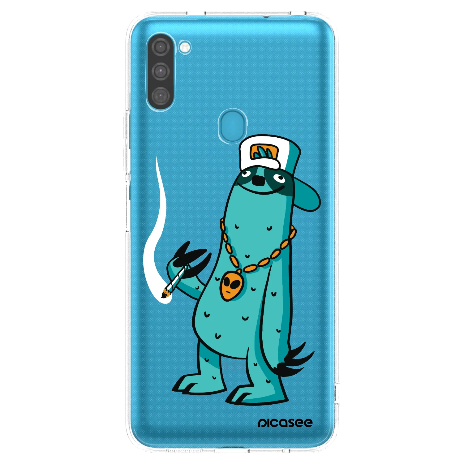 Picasee silikónový prehľadný obal pre Samsung Galaxy M11 - Earth - Je mi fajn