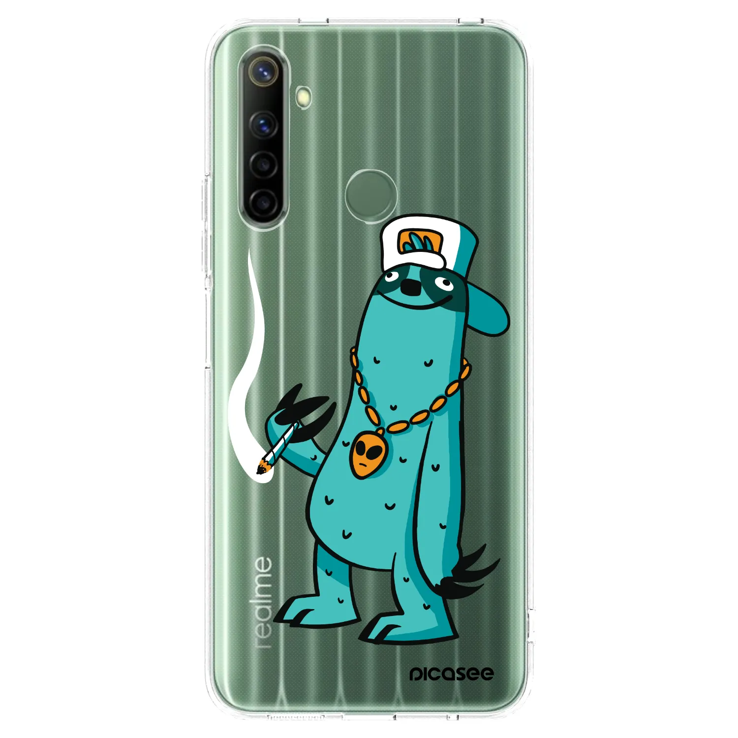 Picasee silikónový prehľadný obal pre Realme 6i - Earth - Je mi fajn