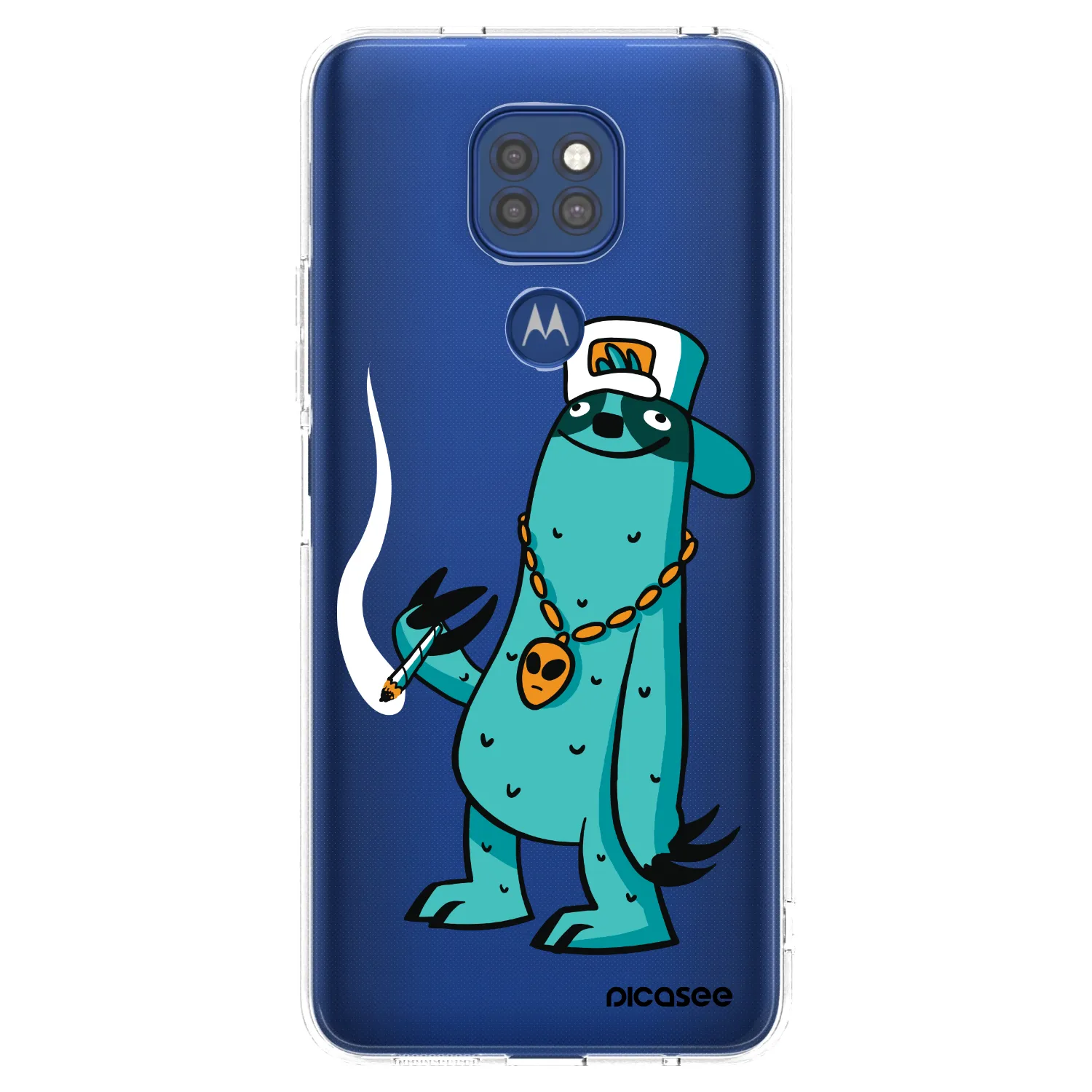 Silikónový prehľadný obal pre Motorola Moto G9 Play - Earth - Je mi fajn