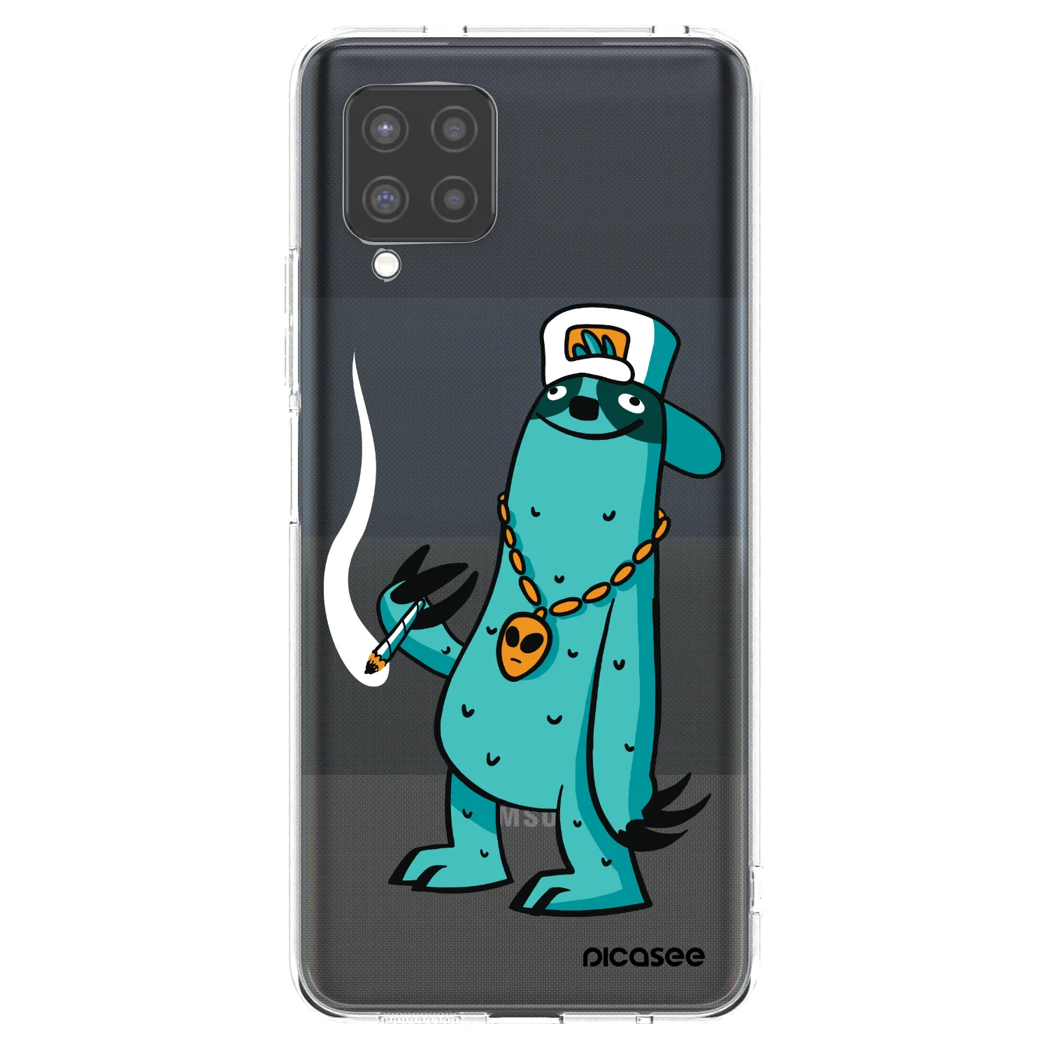 Picasee silikónový prehľadný obal pre Samsung Galaxy A42 A426B - Earth - Je mi fajn