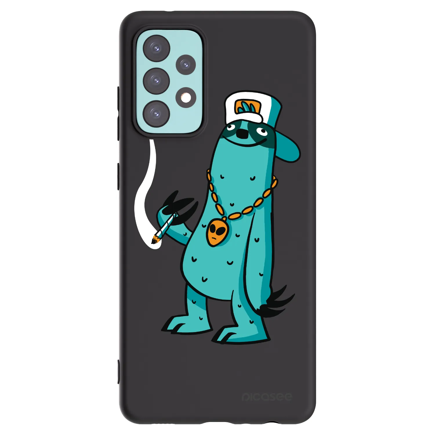 Picasee silikónový čierny obal pre Samsung Galaxy A72 A725F - Earth - Je mi fajn