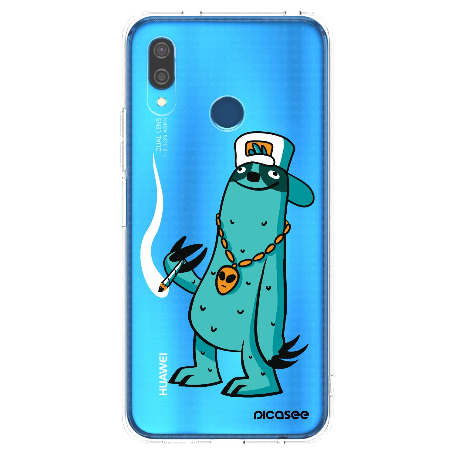 Picasee silikónový prehľadný obal pre Huawei P20 Lite - Earth - Je mi fajn