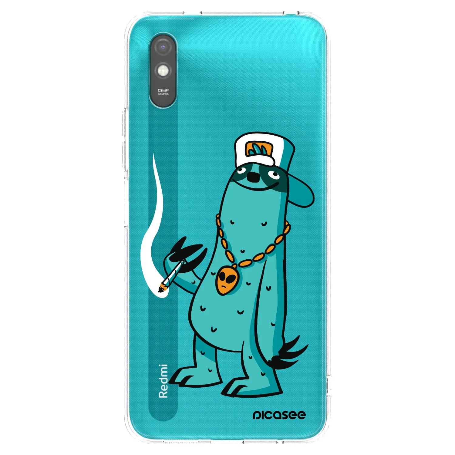 Picasee silikónový prehľadný obal pre Xiaomi Redmi 9AT - Earth - Je mi fajn