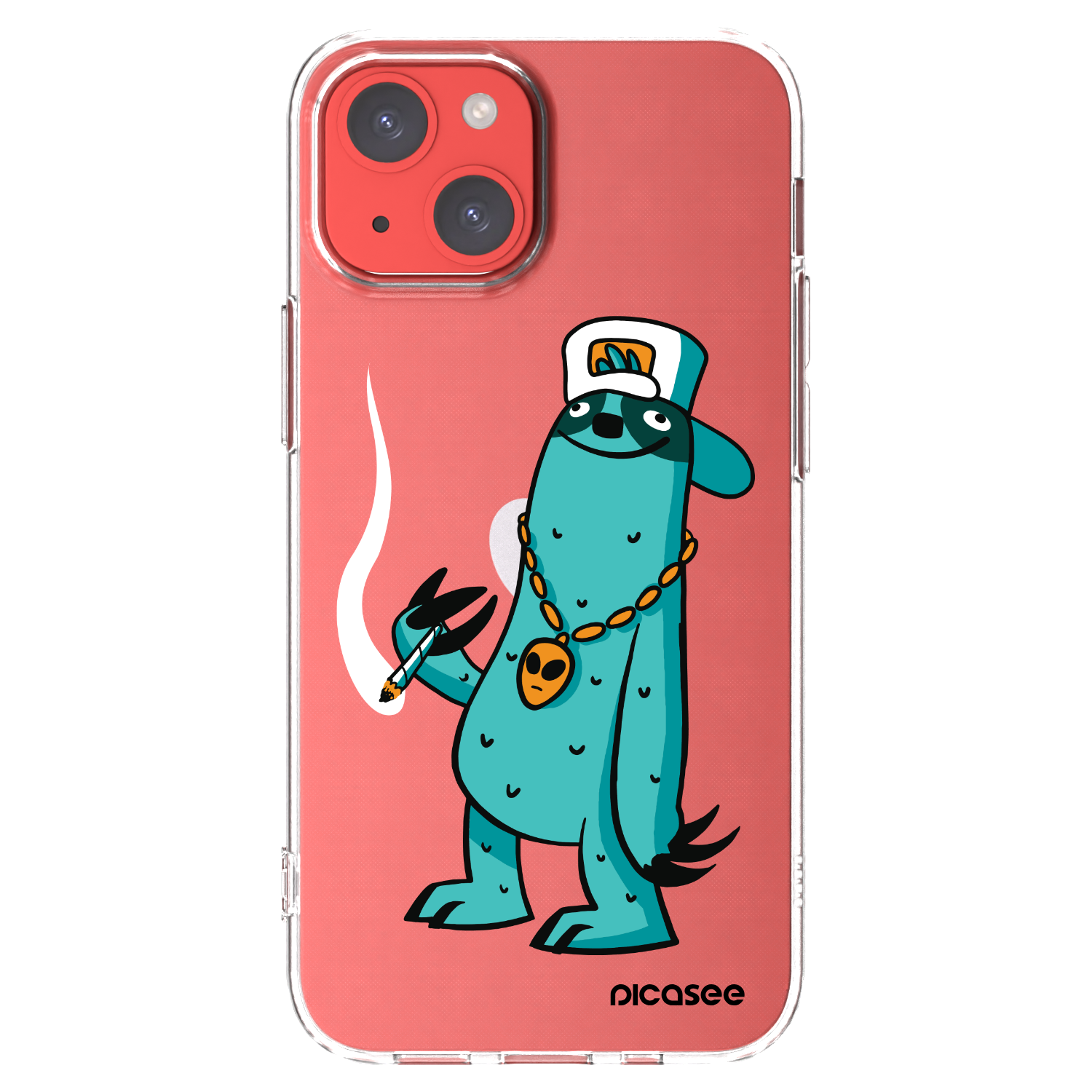 Picasee silikónový prehľadný obal pre Apple iPhone 13 mini - Earth - Je mi fajn