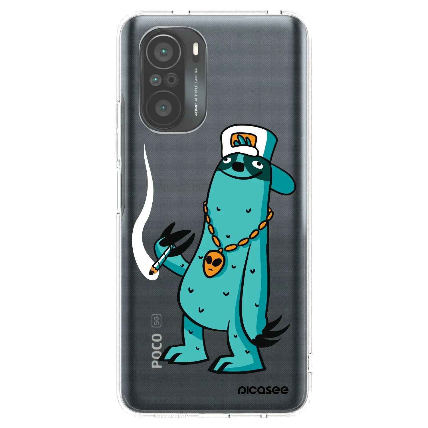 Picasee silikónový prehľadný obal pre Xiaomi Poco F3 - Earth - Je mi fajn