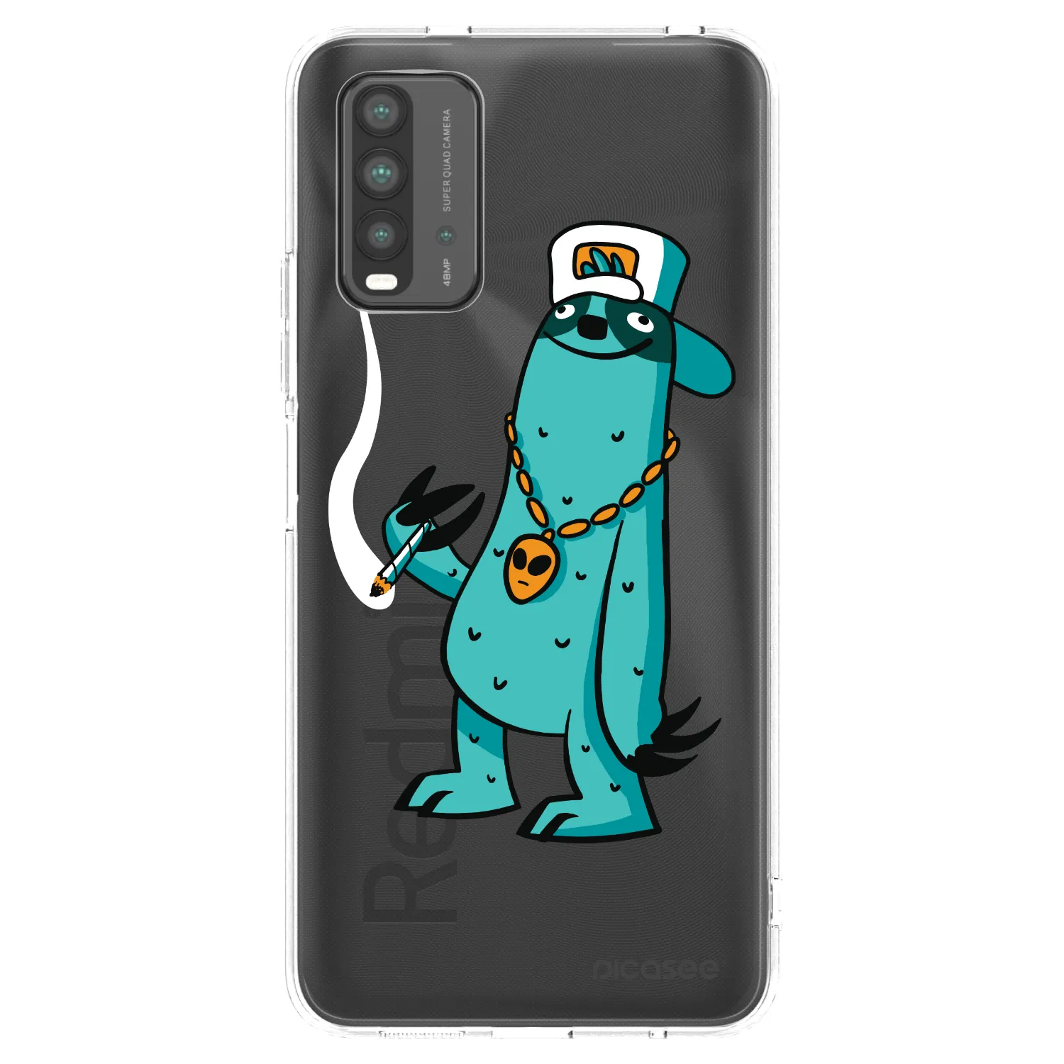 Picasee silikónový čierny obal pre Xiaomi Redmi 9T - Earth - Je mi fajn