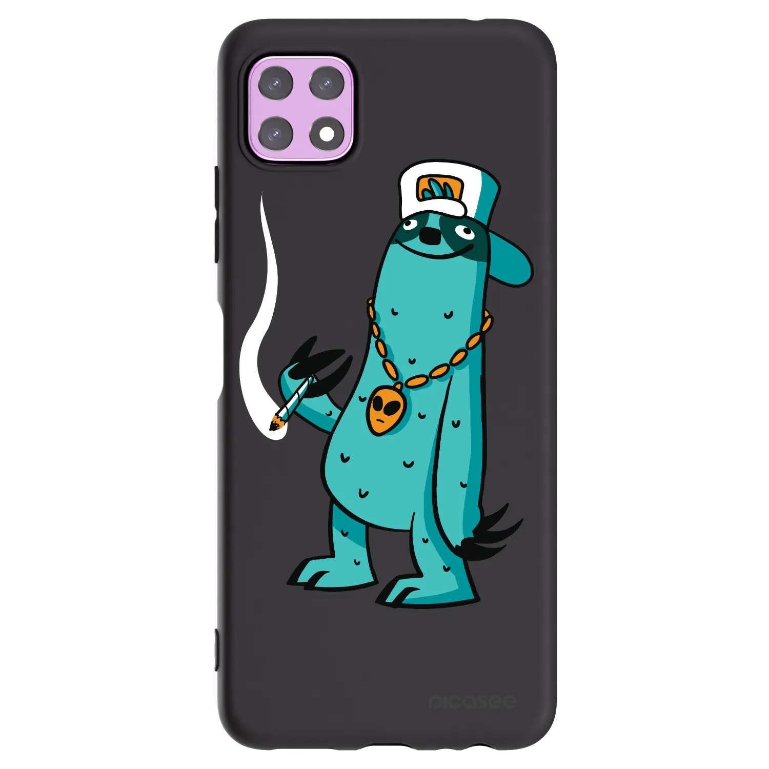Picasee silikónový čierny obal pre Samsung Galaxy A22 A226B 5G - Earth - Je mi fajn