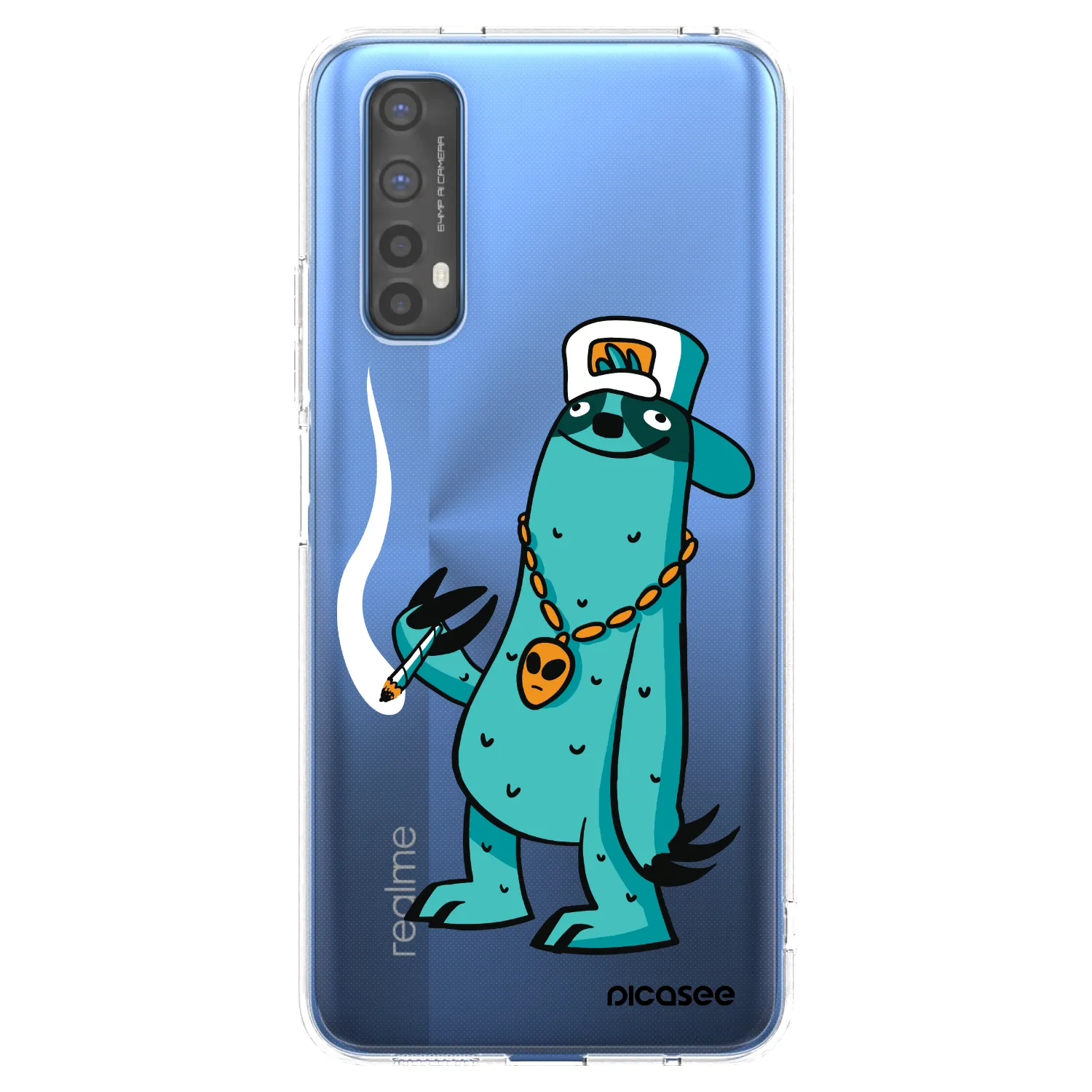 Picasee silikónový prehľadný obal pre Realme 7 - Earth - Je mi fajn
