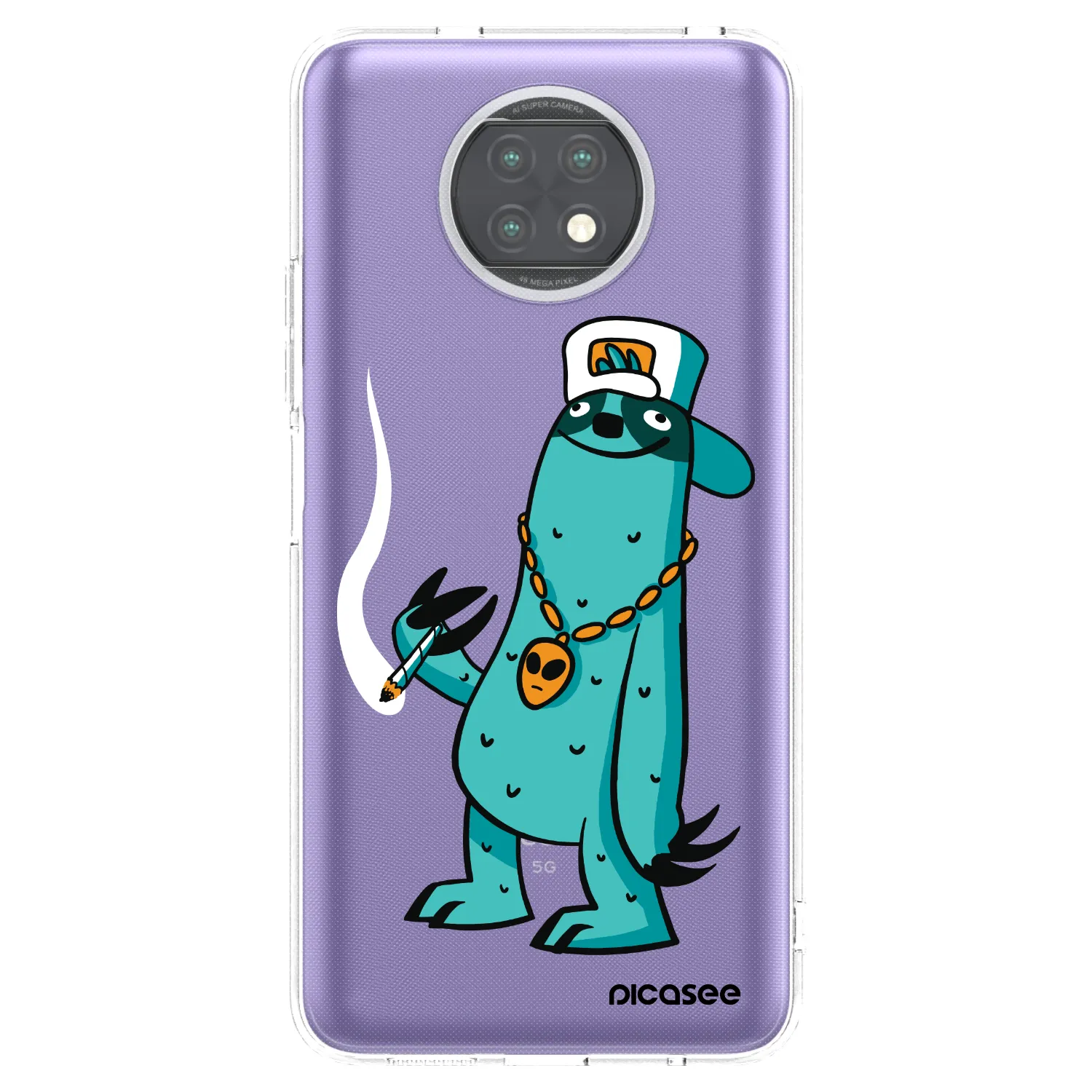 Picasee silikónový prehľadný obal pre Xiaomi Redmi Note 9T - Earth - Je mi fajn