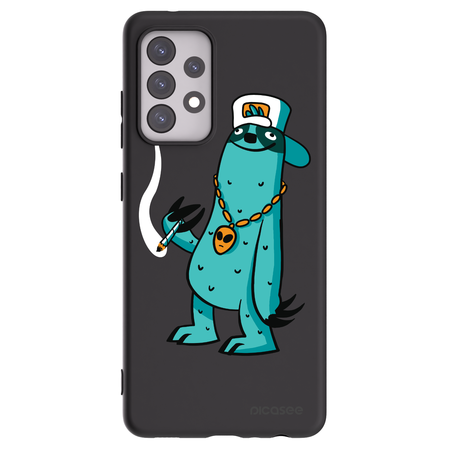 Picasee silikónový čierny obal pre Samsung Galaxy A52s 5G A528B - Earth - Je mi fajn