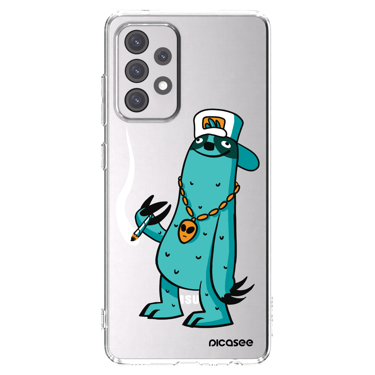 Picasee silikónový prehľadný obal pre Samsung Galaxy A52s 5G A528B - Earth - Je mi fajn
