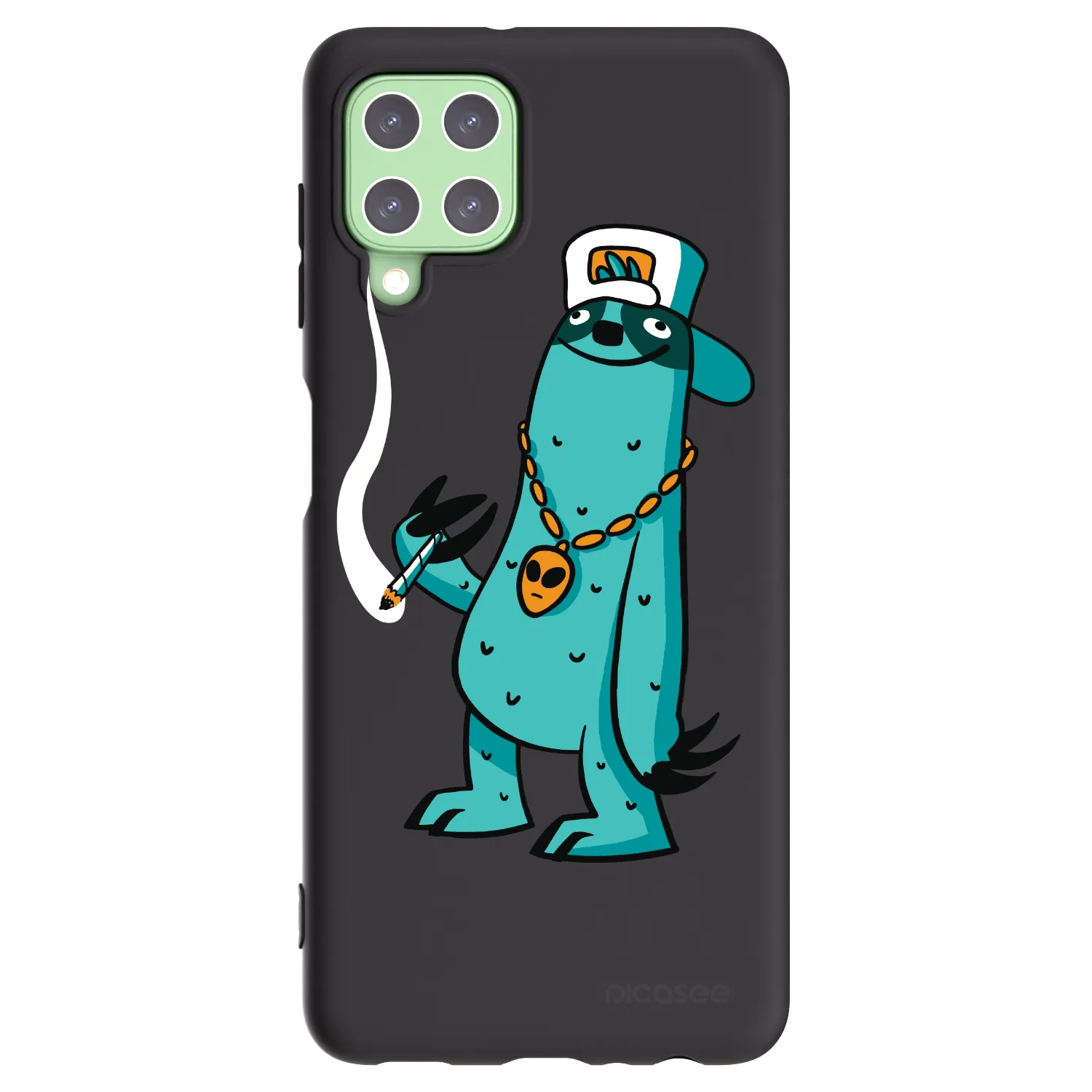 Picasee silikónový čierny obal pre Samsung Galaxy A22 A225F 4G - Earth - Je mi fajn