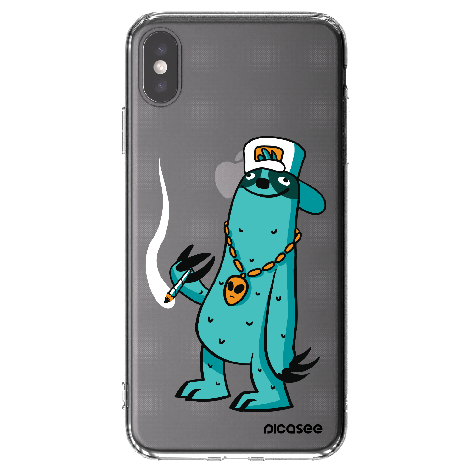Picasee silikónový prehľadný obal pre Apple iPhone XS Max - Earth - Je mi fajn