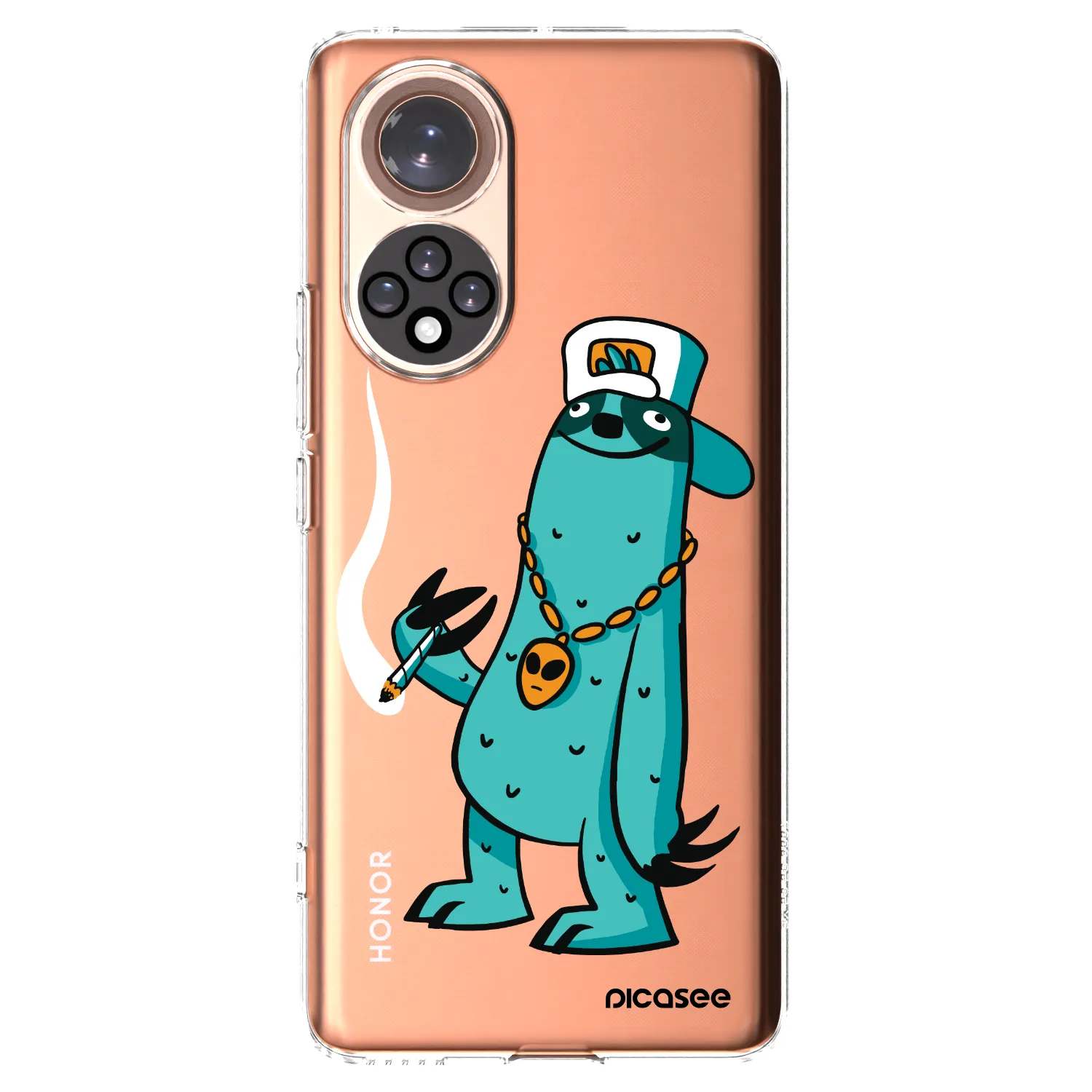 Picasee silikónový prehľadný obal pre Honor 50 5G - Earth - Je mi fajn
