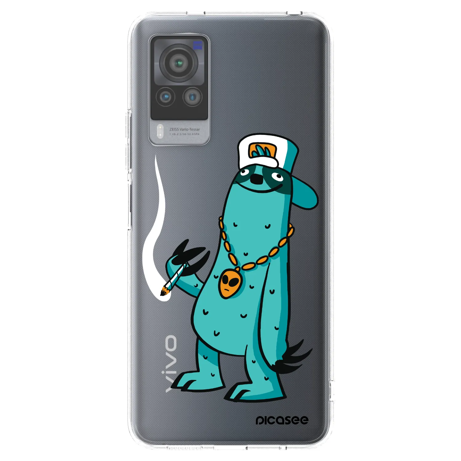 Picasee silikónový prehľadný obal pre Vivo X60 Pro 5G - Earth - Je mi fajn