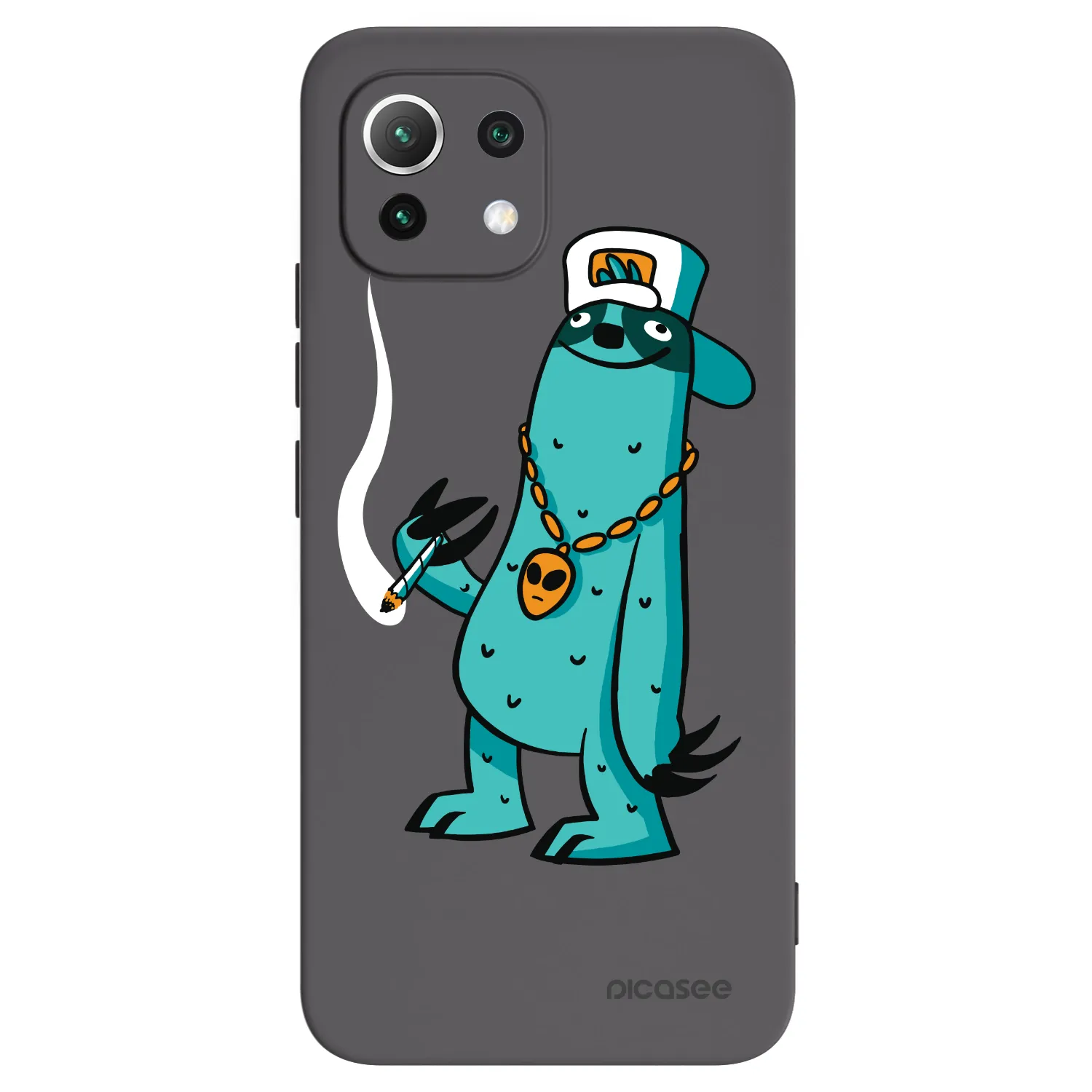 Picasee silikónový čierny obal pre Xiaomi 11 Lite 5G NE - Earth - Je mi fajn