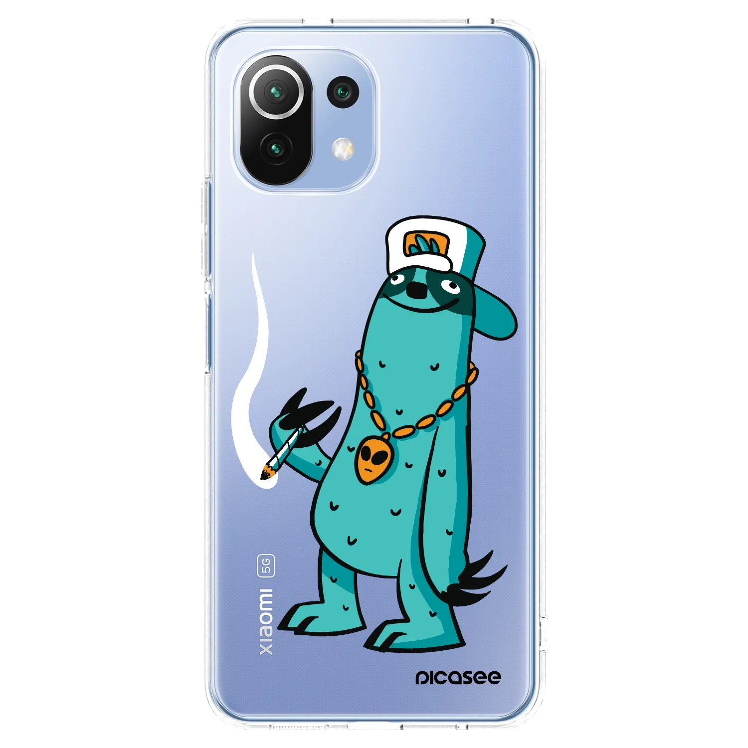 Picasee silikónový prehľadný obal pre Xiaomi 11 Lite 5G NE - Earth - Je mi fajn