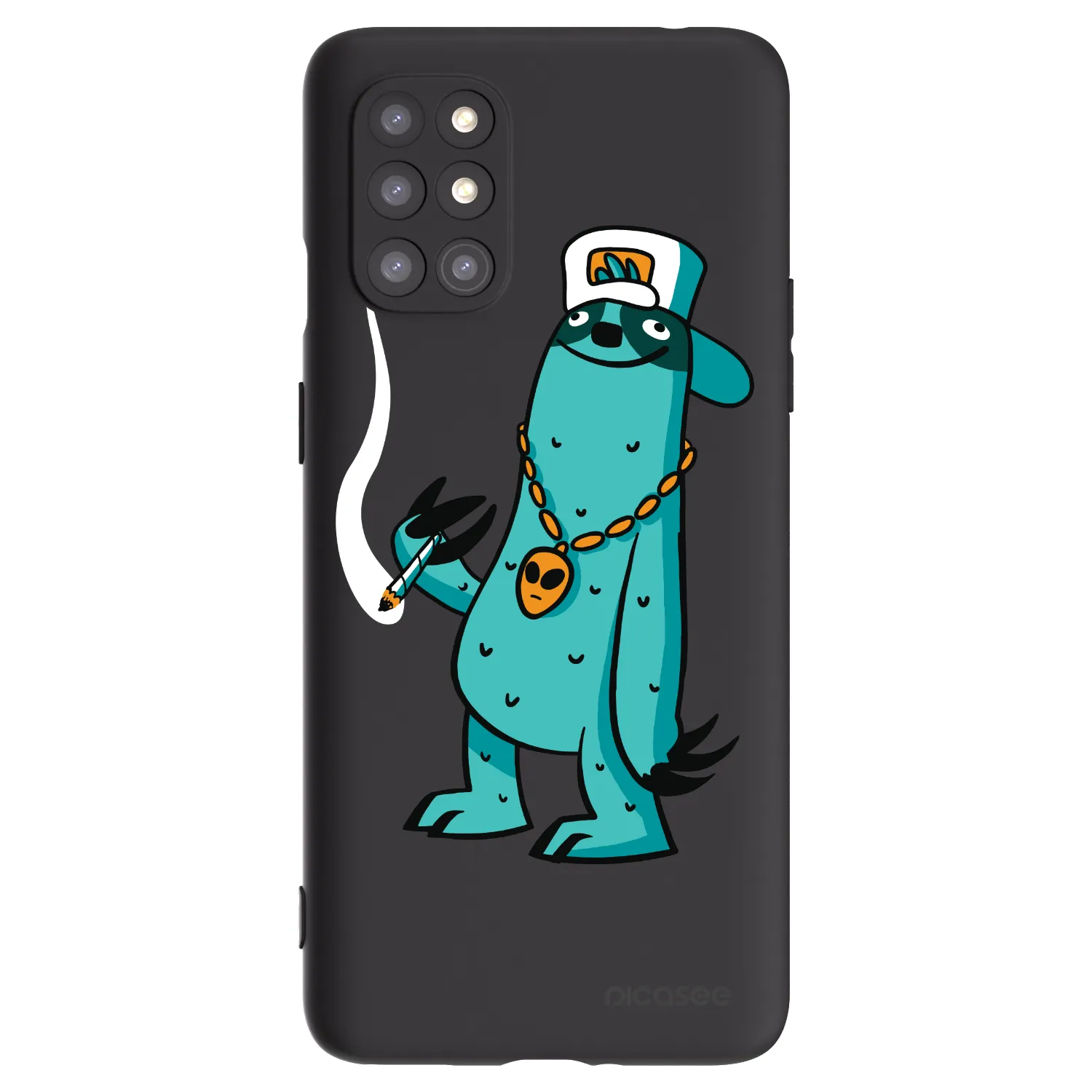 Picasee silikónový čierny obal pre OnePlus 8T - Earth - Je mi fajn