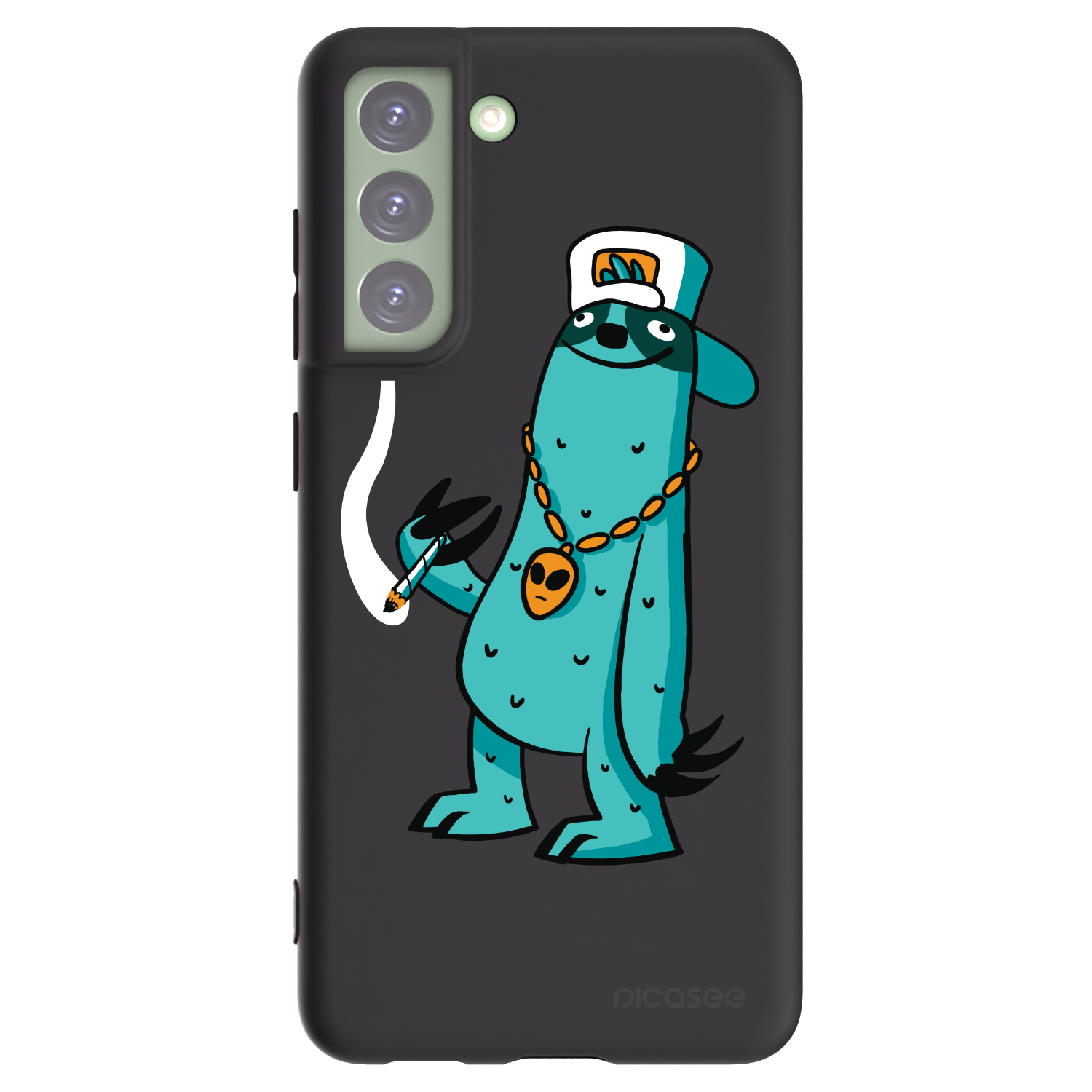 Picasee silikónový čierny obal pre Samsung Galaxy S21 FE 5G - Earth - Je mi fajn