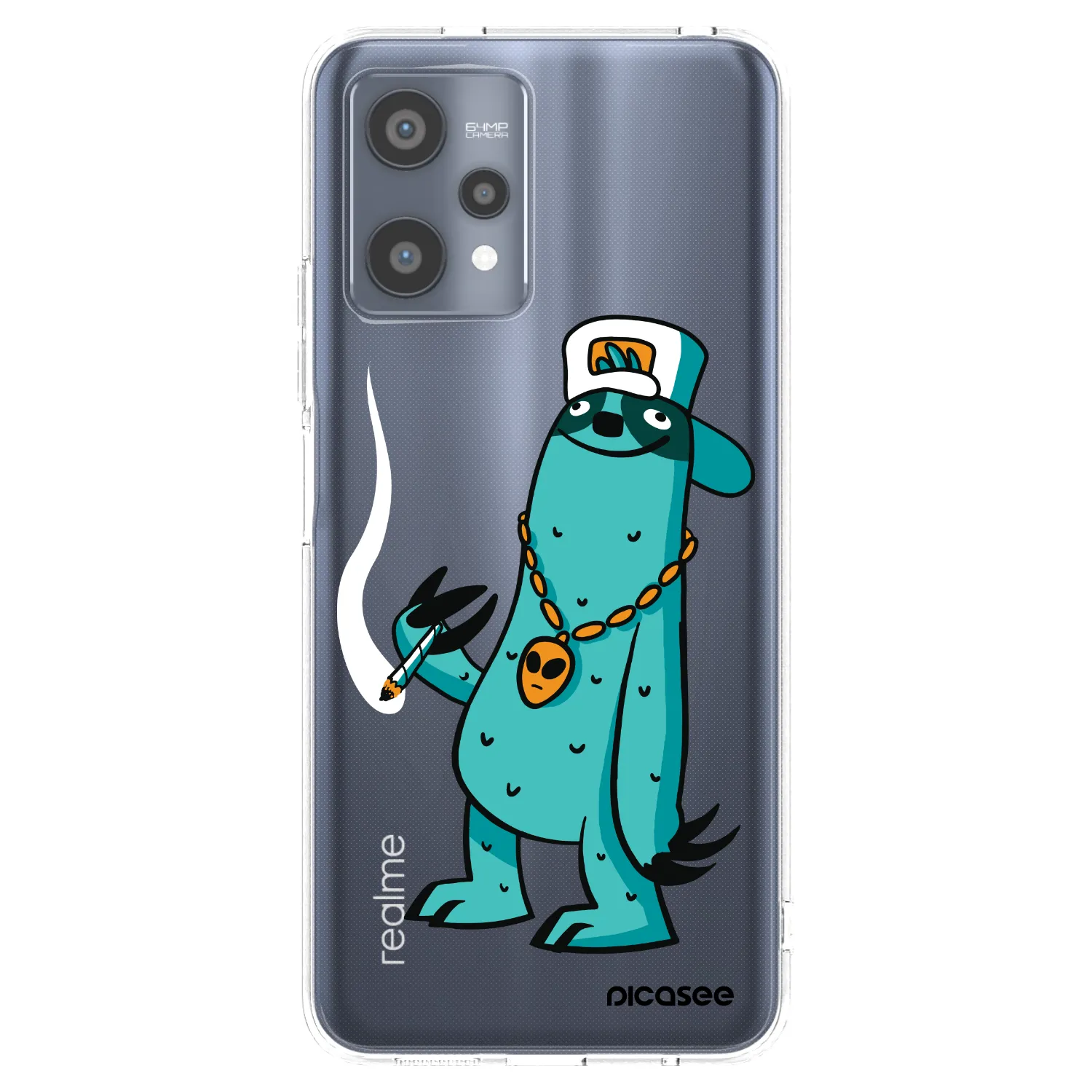 Picasee silikónový prehľadný obal pre Realme 9 Pro 5G - Earth - Je mi fajn