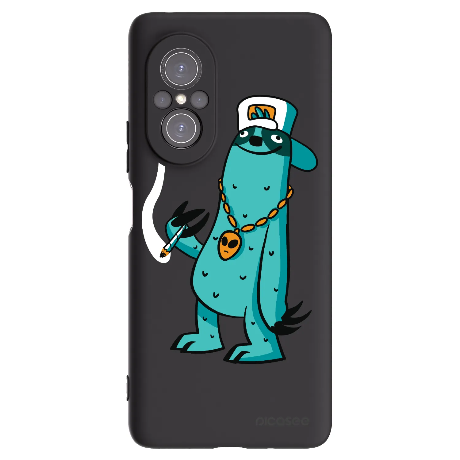 Picasee silikónový čierny obal pre Huawei Nova 9 SE - Earth - Je mi fajn