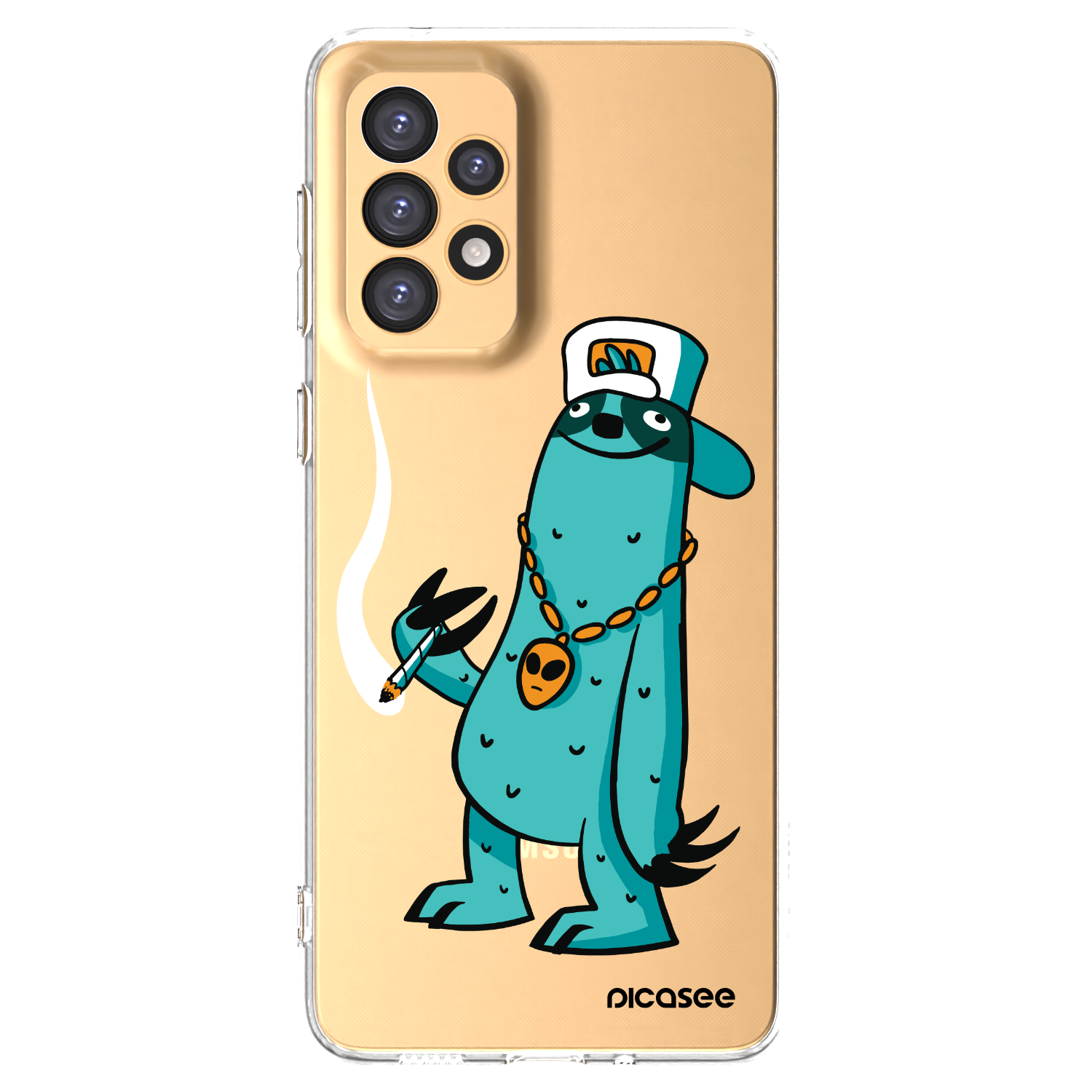 Picasee silikónový prehľadný obal pre Samsung Galaxy A33 5G A336 - Earth - Je mi fajn