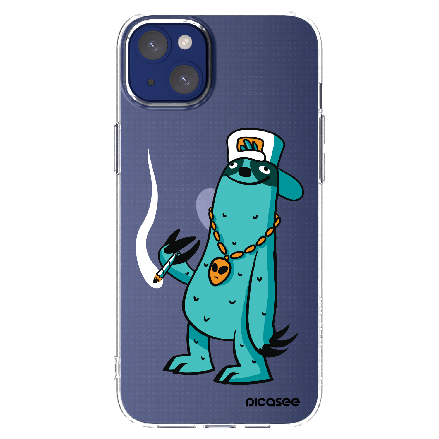 Picasee silikónový prehľadný obal pre Apple iPhone 14 Plus - Earth - Je mi fajn