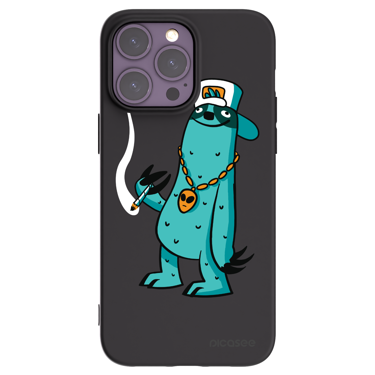 Picasee silikónový čierny obal pre Apple iPhone 14 Pro Max - Earth - Je mi fajn