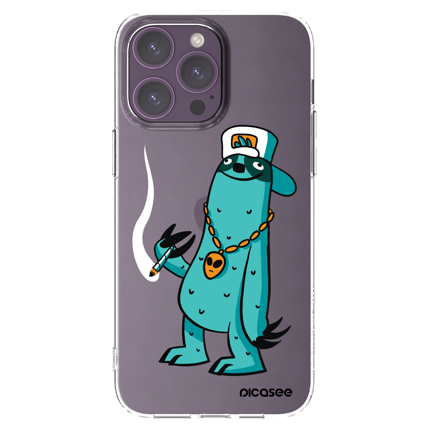 Picasee silikónový prehľadný obal pre Apple iPhone 14 Pro Max - Earth - Je mi fajn